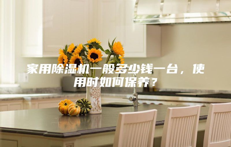 家用除濕機一般多少錢一臺,使用時如何保養?