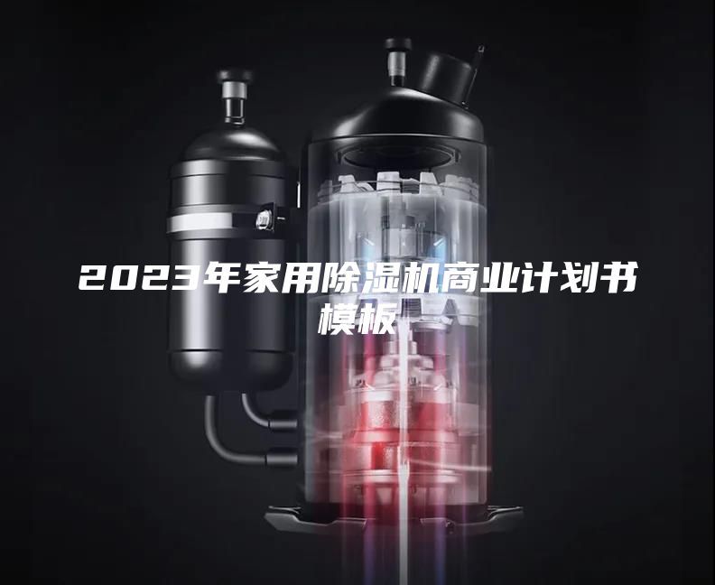 2023年家用除濕機商業(yè)計劃書模板