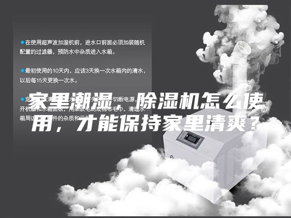 家里潮濕，除濕機怎么使用，才能保持家里清爽？
