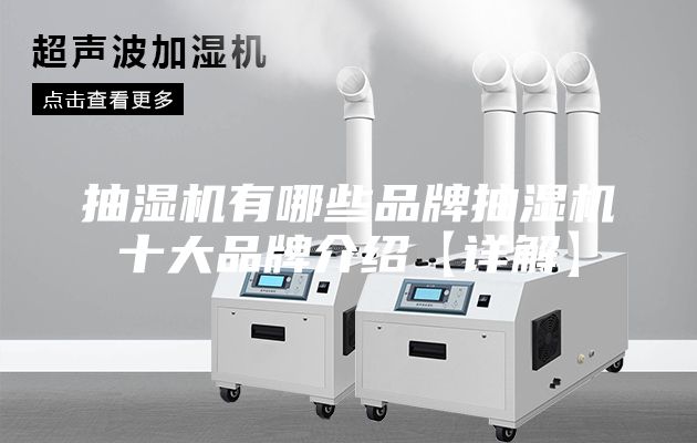 抽濕機有哪些品牌抽濕機十大品牌介紹【詳解】