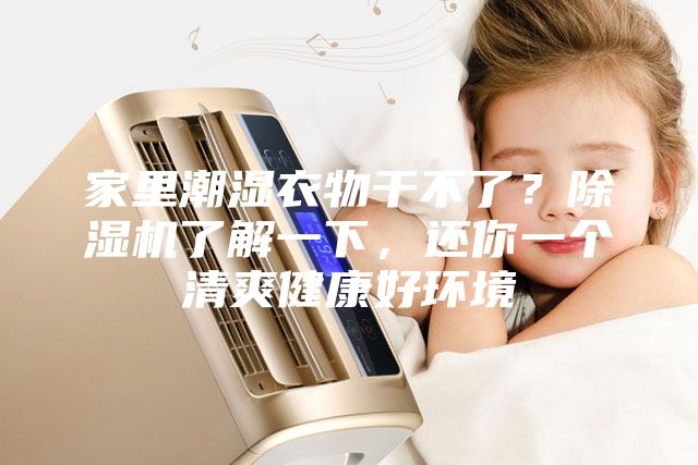 家里潮濕衣物干不了？除濕機了解一下，還你一個清爽健康好環境