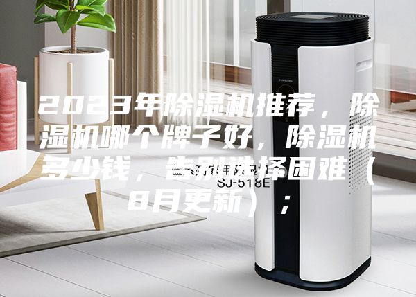 2023年除濕機推薦，除濕機哪個牌子好，除濕機多少錢，告別選擇困難（8月更新）；