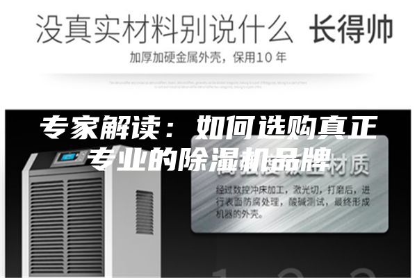 專(zhuān)家解讀：如何選購(gòu)真正專(zhuān)業(yè)的除濕機(jī)品牌
