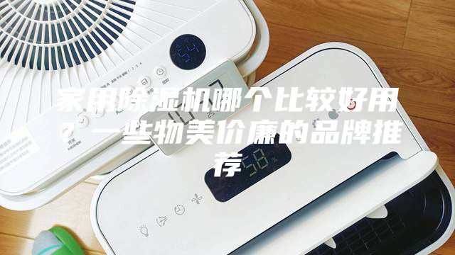 家用除濕機哪個比較好用？一些物美價廉的品牌推薦