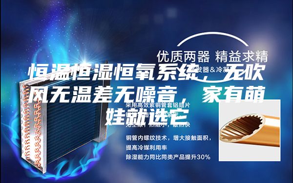 恒溫恒濕恒氧系統(tǒng)，無吹風(fēng)無溫差無噪音，家有萌娃就選它