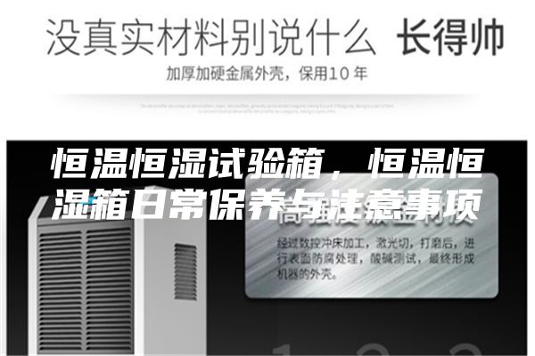 恒溫恒濕試驗箱，恒溫恒濕箱日常保養(yǎng)與注意事項