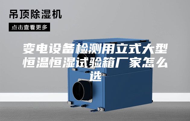 變電設(shè)備檢測用立式大型恒溫恒濕試驗箱廠家怎么選